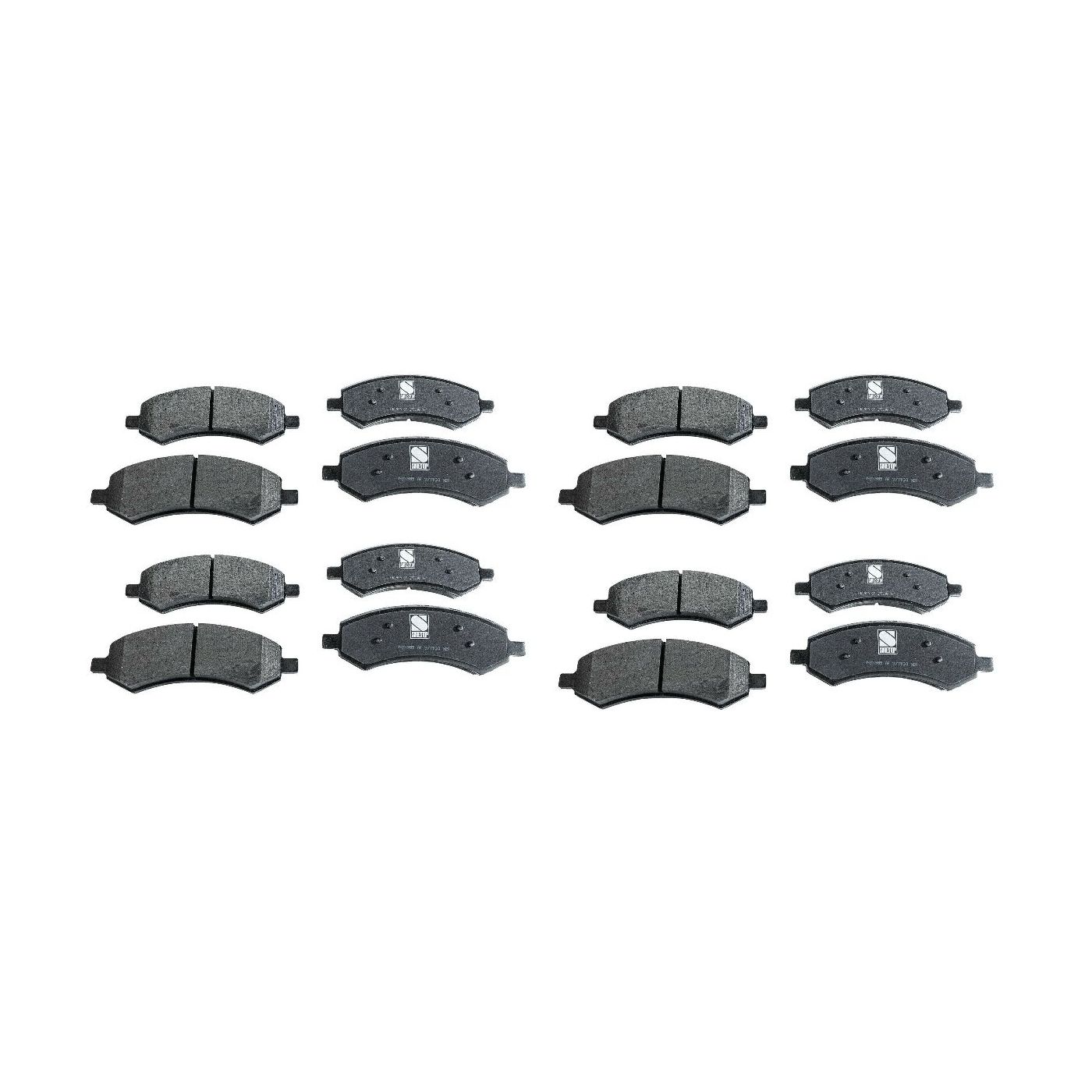 4 Sets Of - Brake Pad Set For Chrysler Dodge Jeep Mitsubishi Ram Front 2-Wheel Set