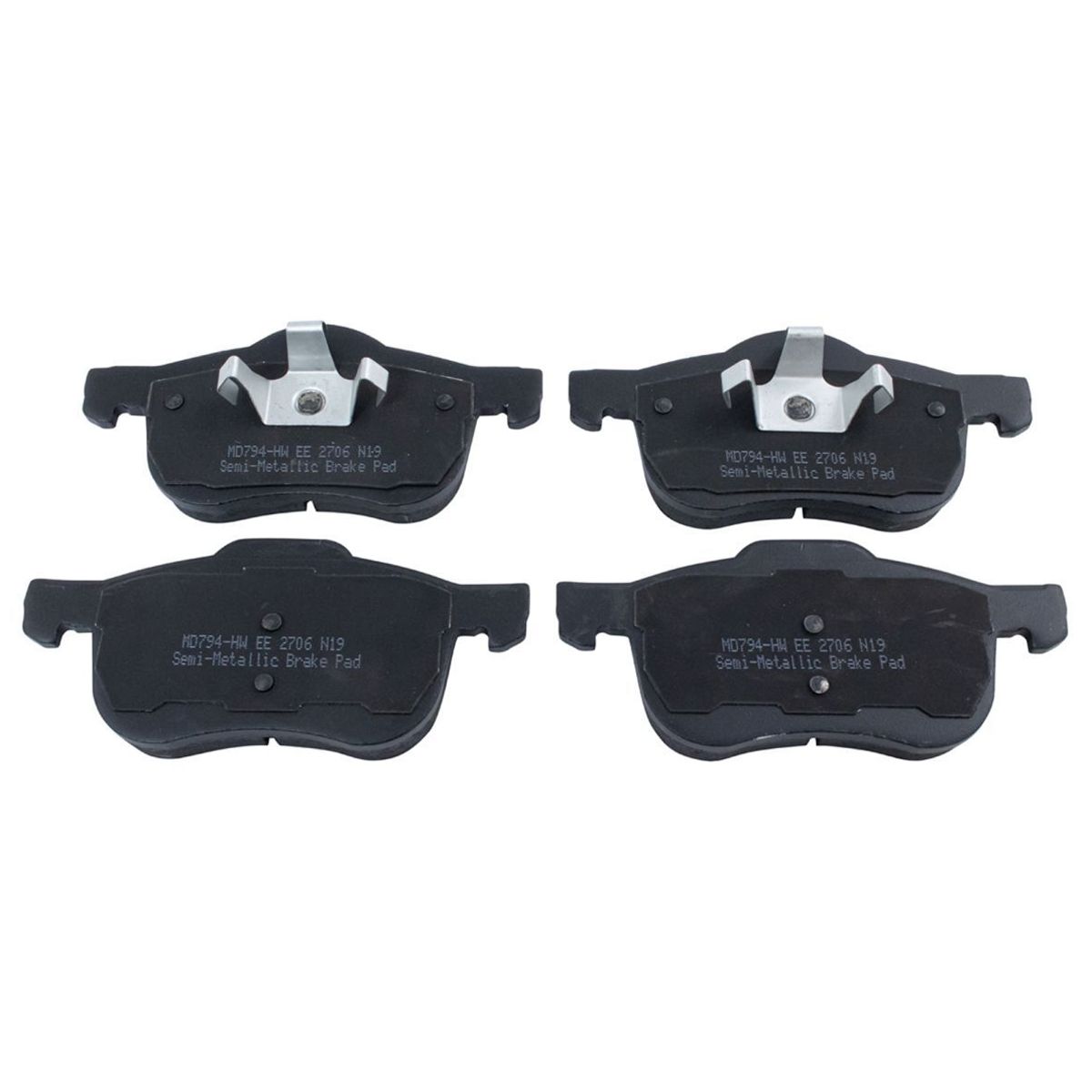 Front Posi Metallic Brake Pads For 1999-2009 Volvo S60 S80 V70 XC70 Country