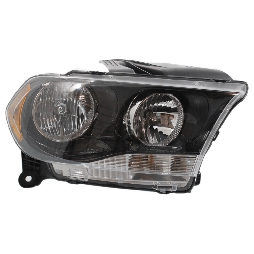 Halogen Headlight Set Black Interior Left And Right For 11-13 Durango