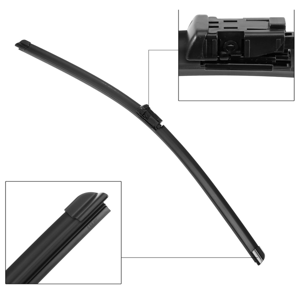 2 Sets Of - Front Windshield Wiper Blades For Buick Chevrolet Fiat Nissan 26" + 14"