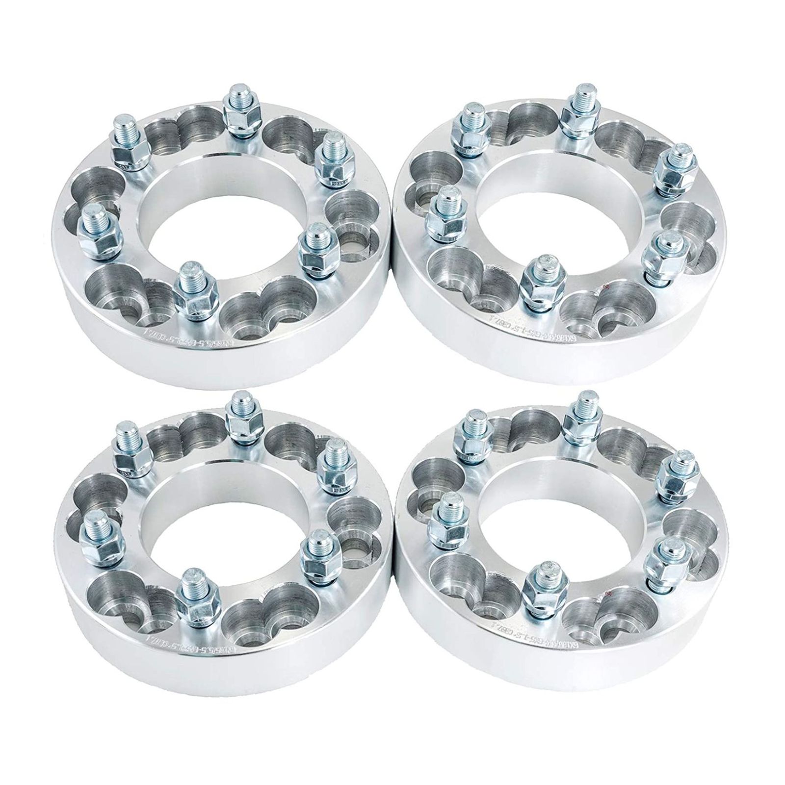 6x5.5 To 6x135 Wheel Adapters 1.25" Inch Put Ford Wheels On Chevy GMC 14x1.5 4pc