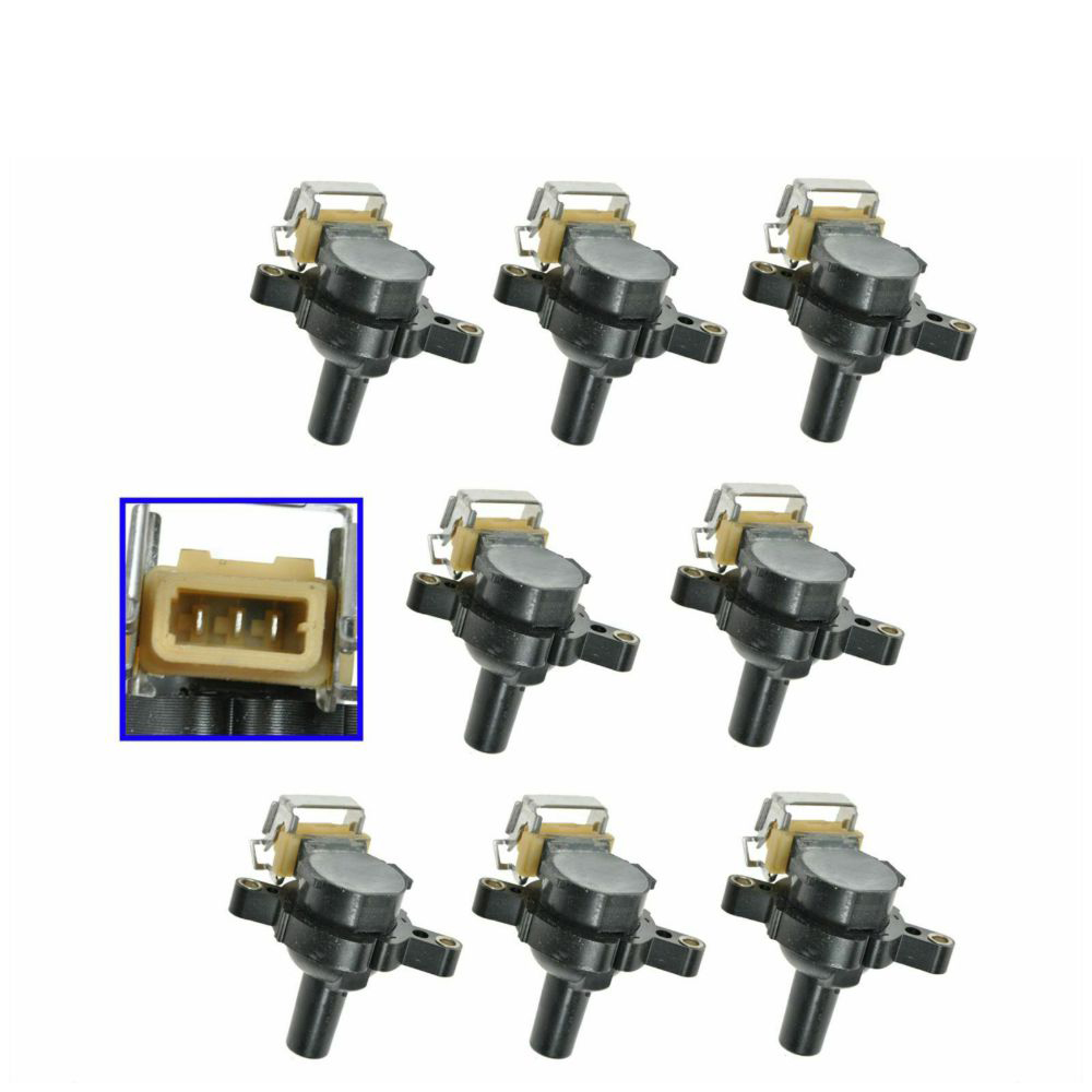 Ignition Coils Short Design Kit Set Of 8 For 03-05 Range Rover Sport Utility