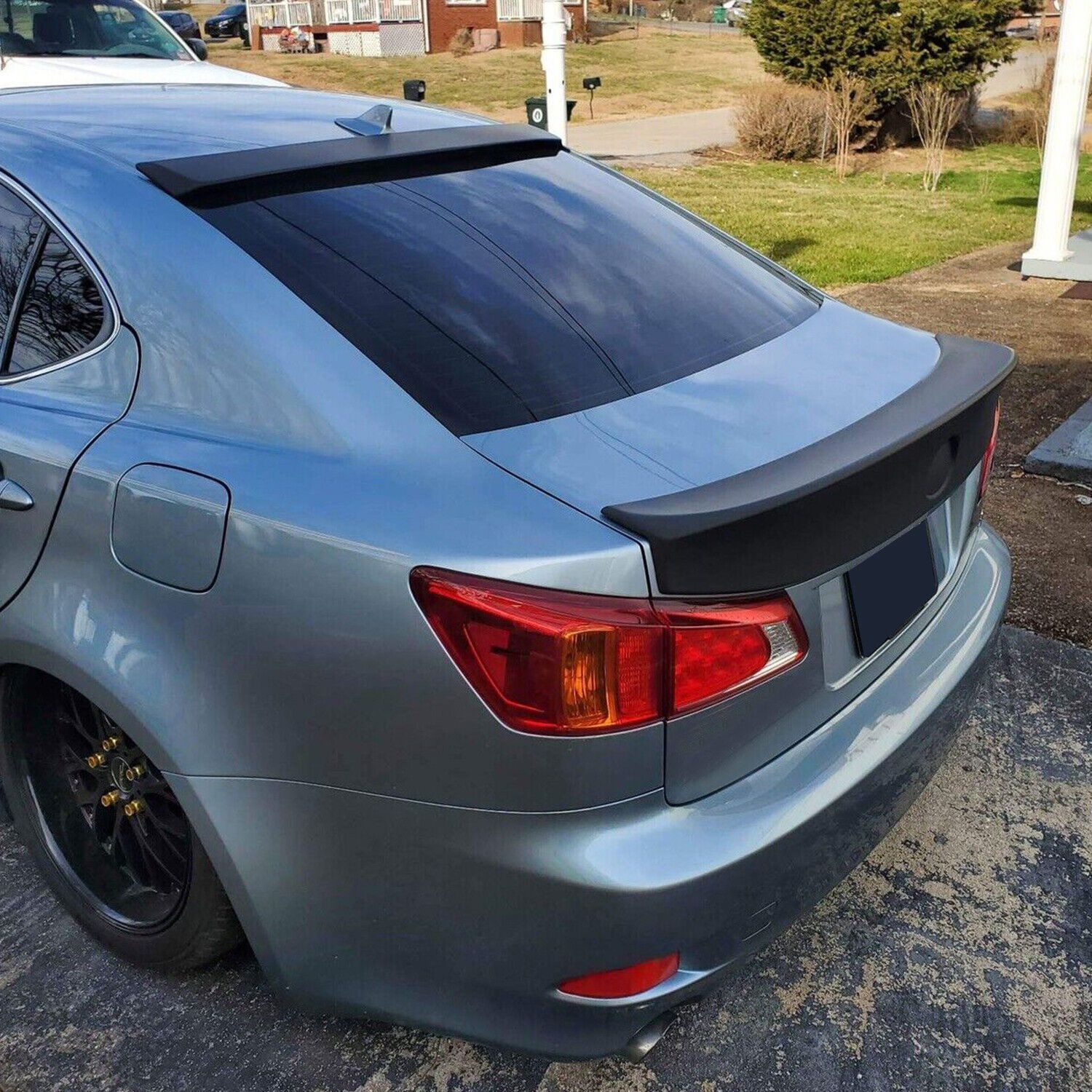 FOR 06-13 LEXUS IS250 IS350 ISF WA DUCKBILL REAR WINDOW ROOF SPOILER+ TRUNK LID
