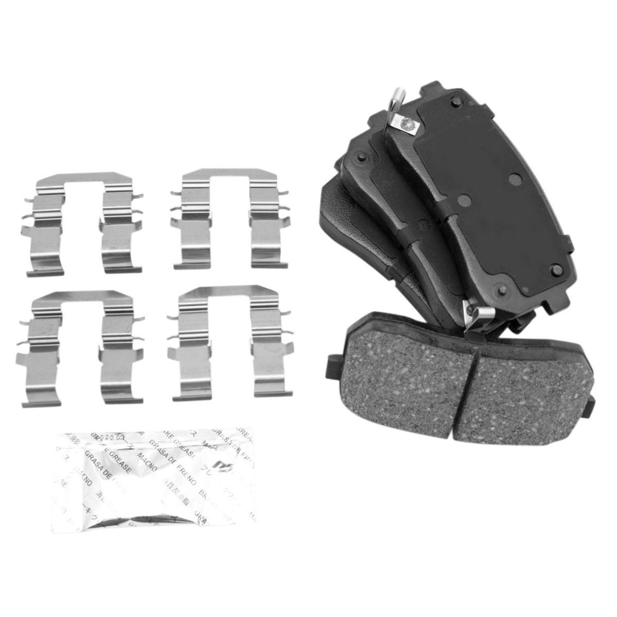 For Kia 2015-2016 Sedona Mini Passenger Van Rear Ceramic Brake Pad & Rotor Kit