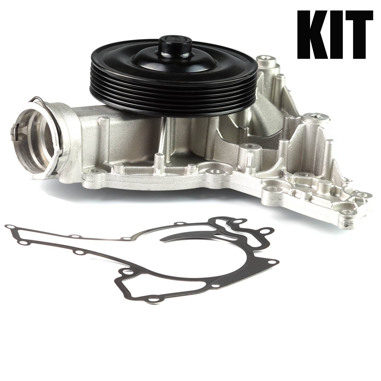 For Mercedes W204 W211 W251 W164 Engine Water Pump + Gasket + Thermostat Kit