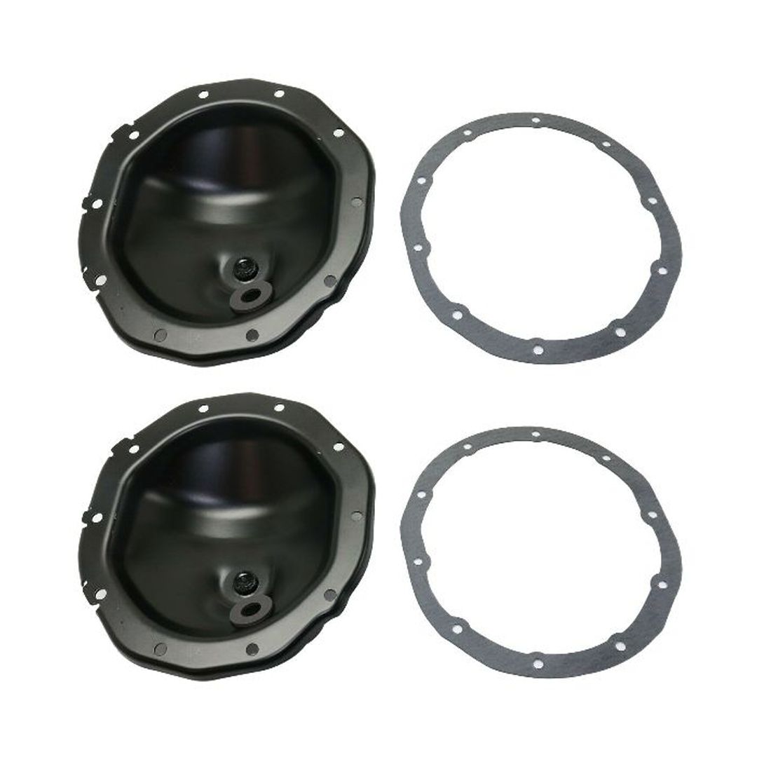 2 Sets Of - Rear Axle Differential Cover For Chevy GMC Pickup Truck Van W/ 8.50 Ring