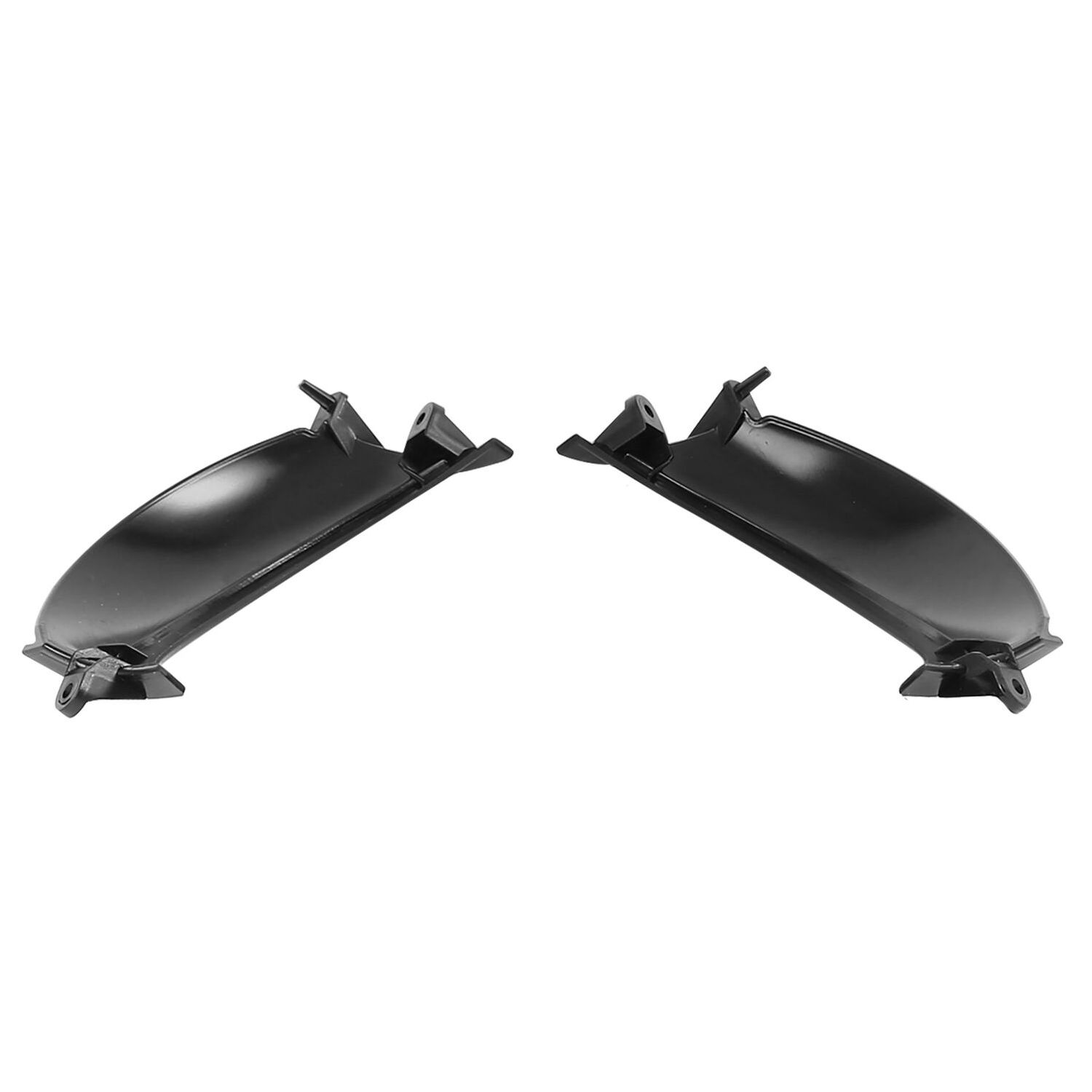 Black Front Headlight Fairing Vents For 14-23 Harley-Davidson Road Glide Fltrx
