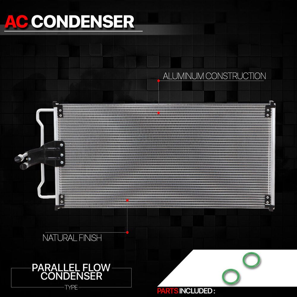 For 2007-2008 F-150 FX2 4.6/5.4 [PARALLEL FLOW] Aluminum A/C AC Condenser 3092