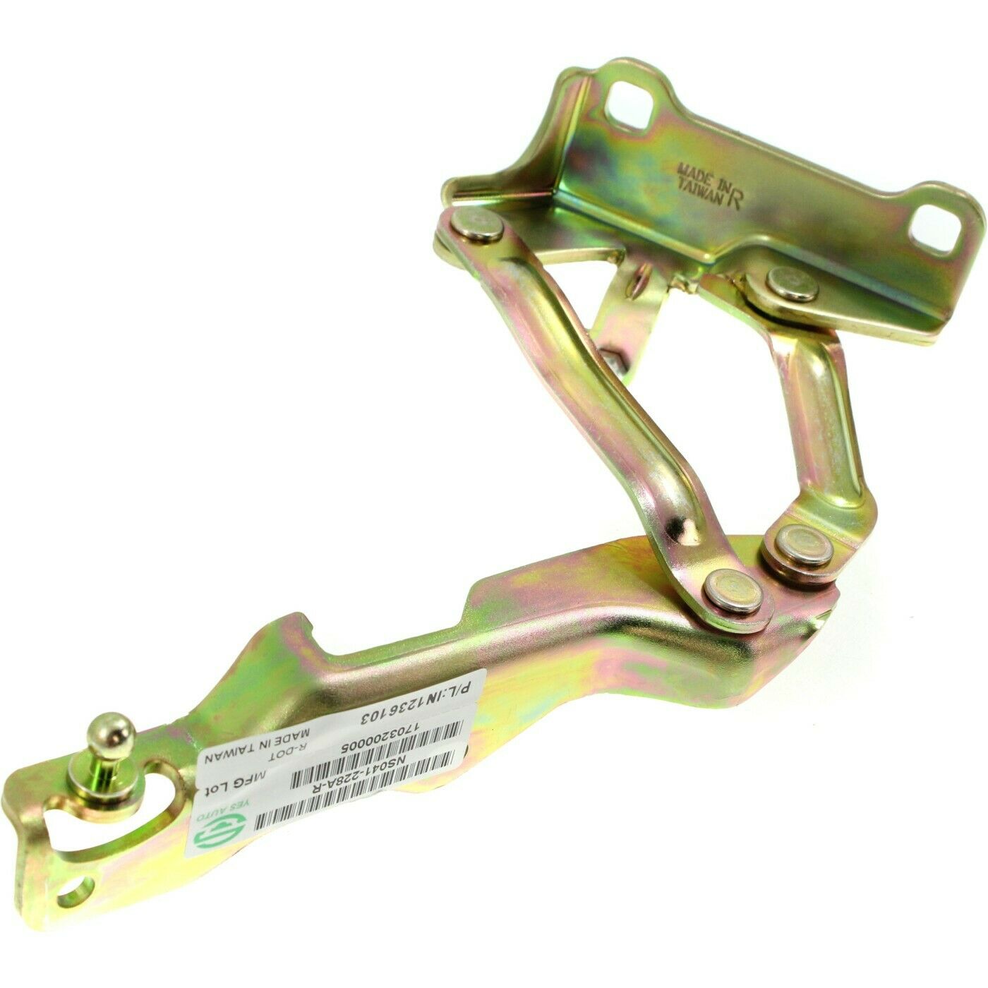 Hood Hinge Passenger Right Side RH Hand For INFINITI Nissan IN1236103 654007S000
