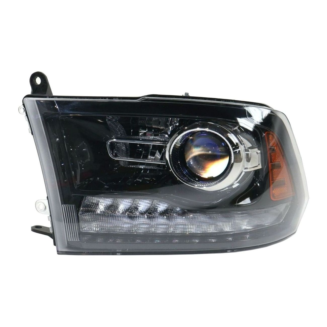 Headlight For Ram 1500 1500 Classic 2500 3500 Driver Side Black Interior