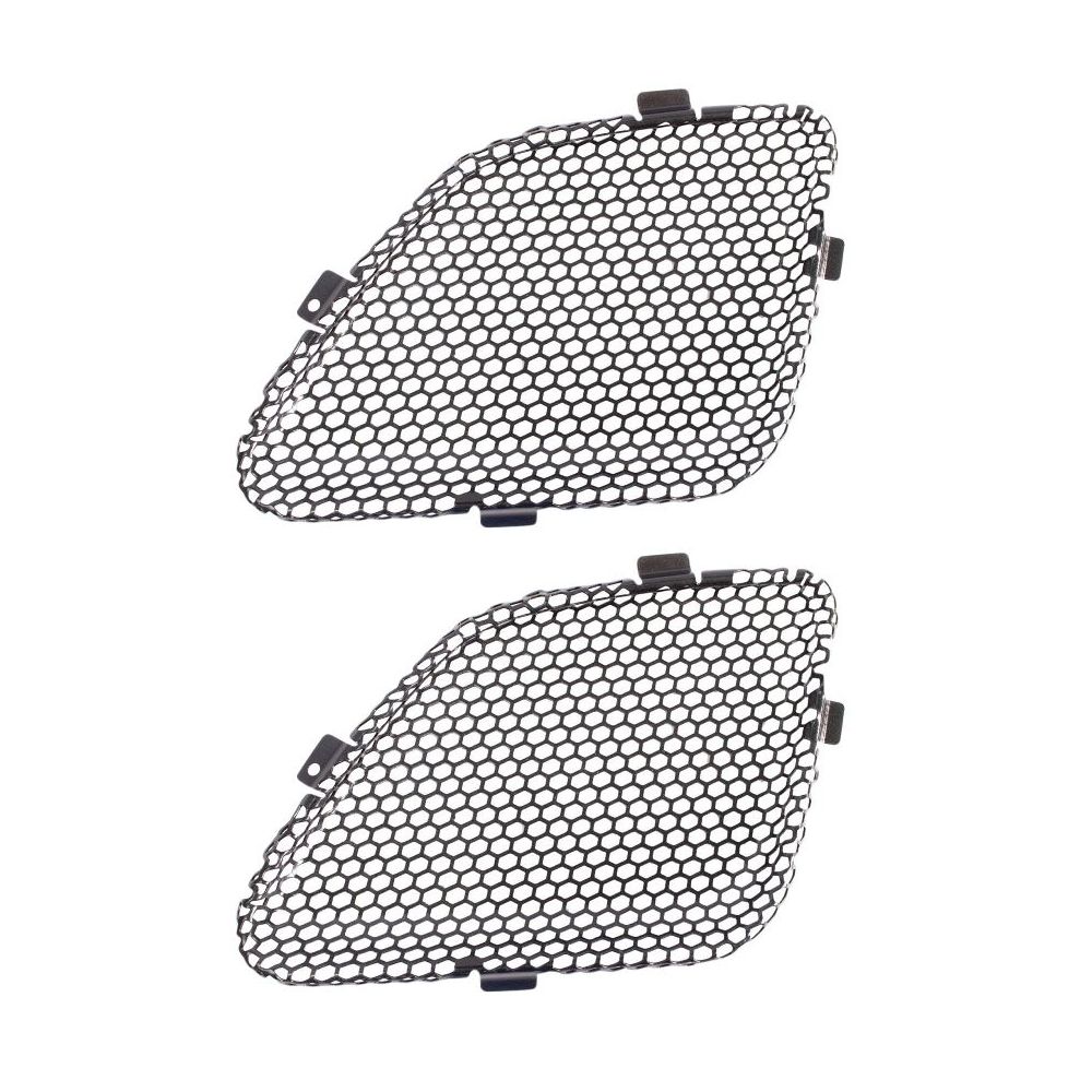 2 Sets Of - Front Right Upper Black Mesh Grille Insert For Pontiac 2005-2009 G6