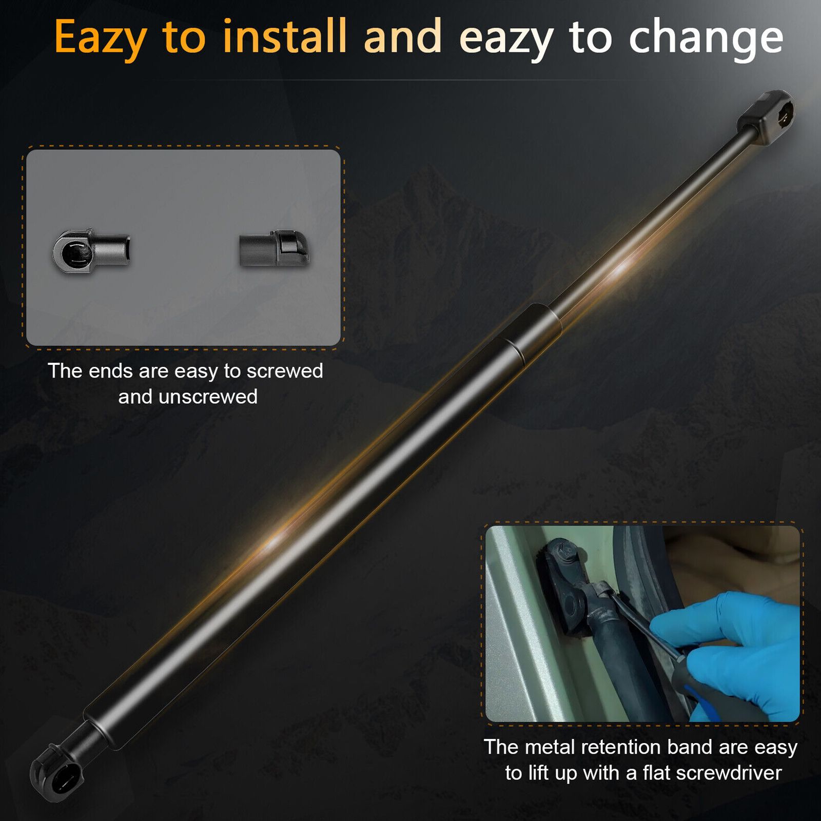 Rear Trunk Hatch For 05-10 TC A86490-9855487 Gas Lift Supports Shock Struts 2pc
