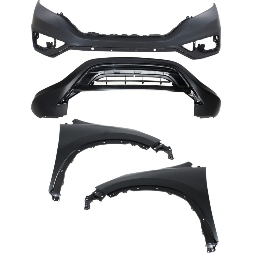 Kit Bumper Cover Fascia Front For 2015-2016 Honda CR-V Sport Utility