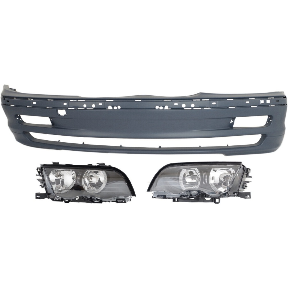 Headlight Kit For 320 323 325 328 330 Left And Right Clear Lens Halogen