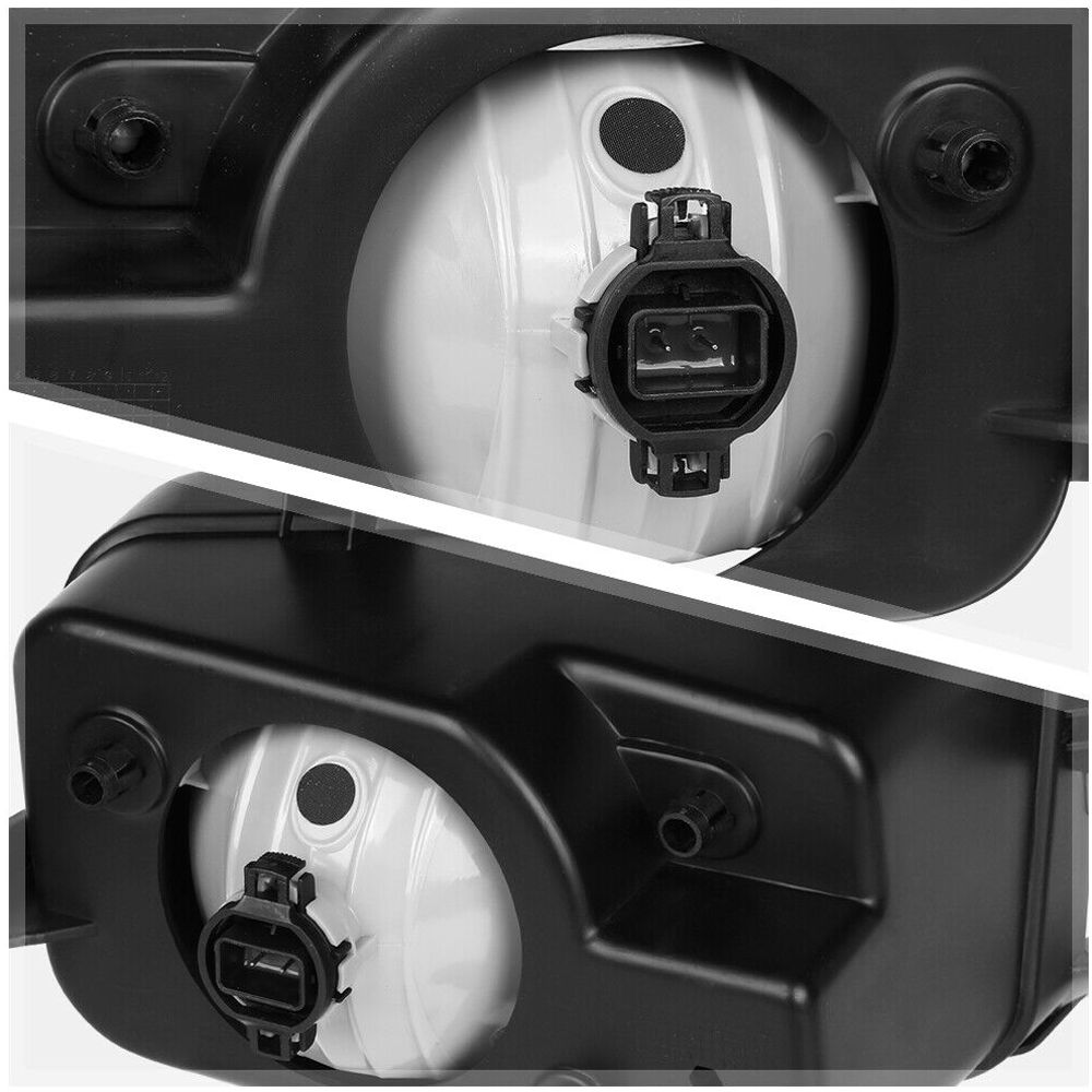 For 15-20 Tahoe A86536-MS352LTZLF Smoke]Black Trim Fog Light W/Switch+Harness