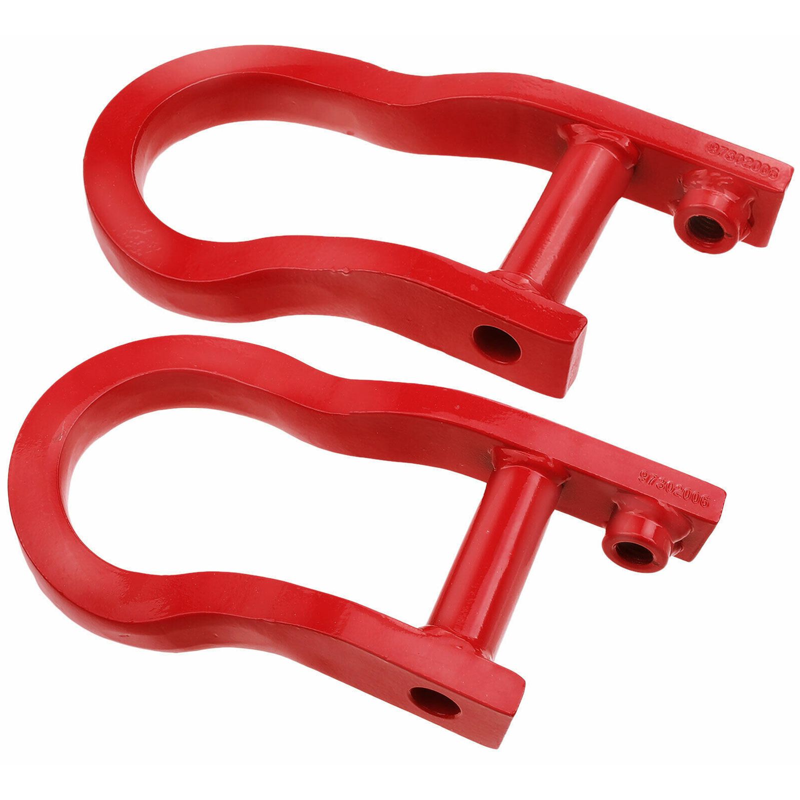 2 Red Tow Hooks For Chevy Silverado GMC Sierra 1500 2007-2019 84192871