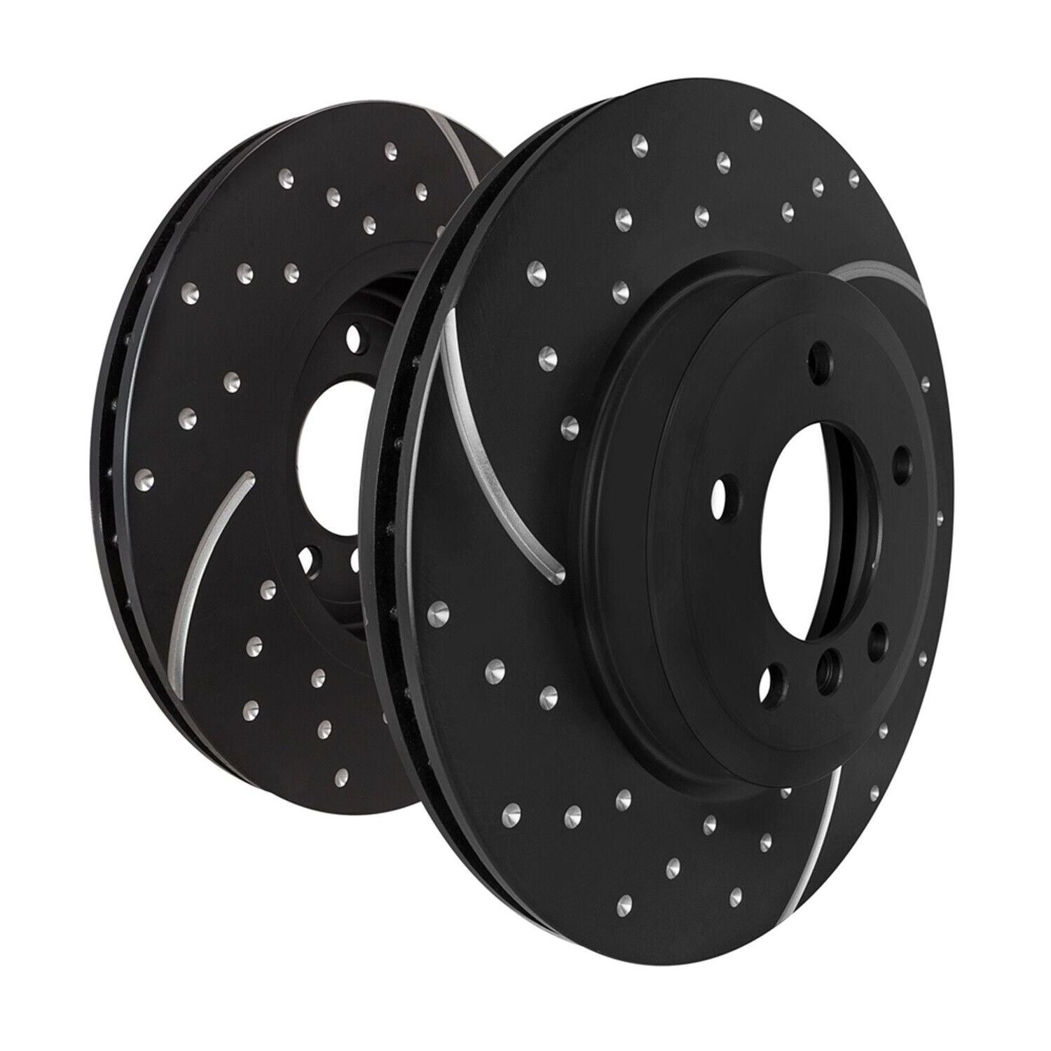 Brakes 3Gd For 2018 Grand Cherokee High Altitude Sport Utility Slotted Rotors
