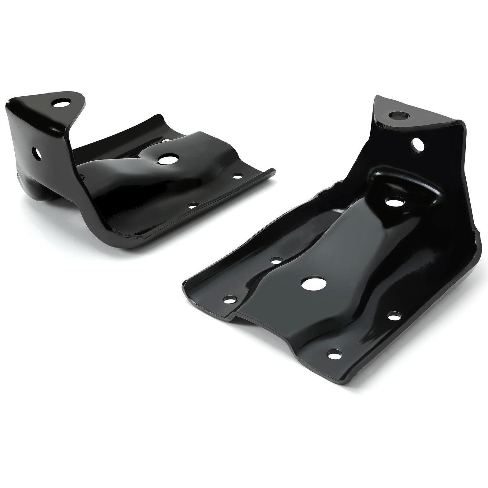 2pcs Rear Leaf Spring Hanger Shackle Bracket Kit For Chevy Silverado GMC Sierra
