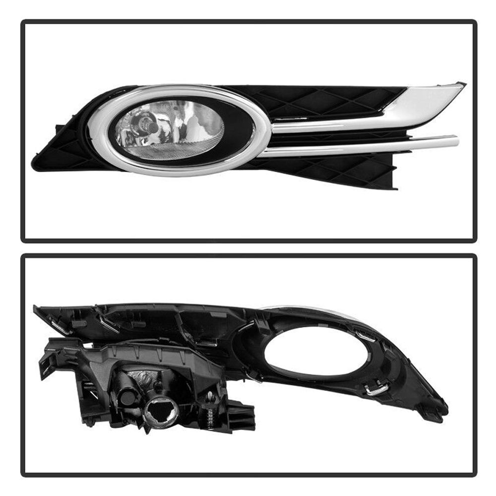 For 2014-2017 Odyssey EX-L Fog Lights Bumper Lamps W/Switch+Bulb Left+Right