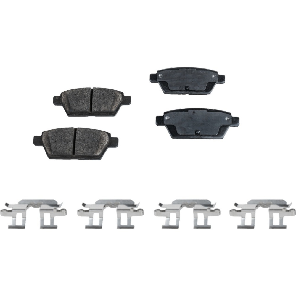 4 Sets Of - Brake Pad Set For 2006-2013 Mazda Rear 2-Wheel Set FWD