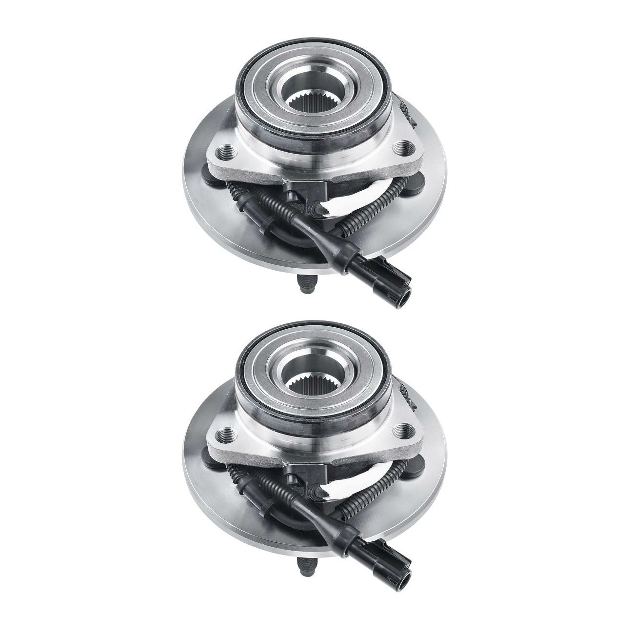 2 PCS - Front LH/Wheel Bearing Hub Assembly F-150 00-04 4WD 4-Wheel ABS
