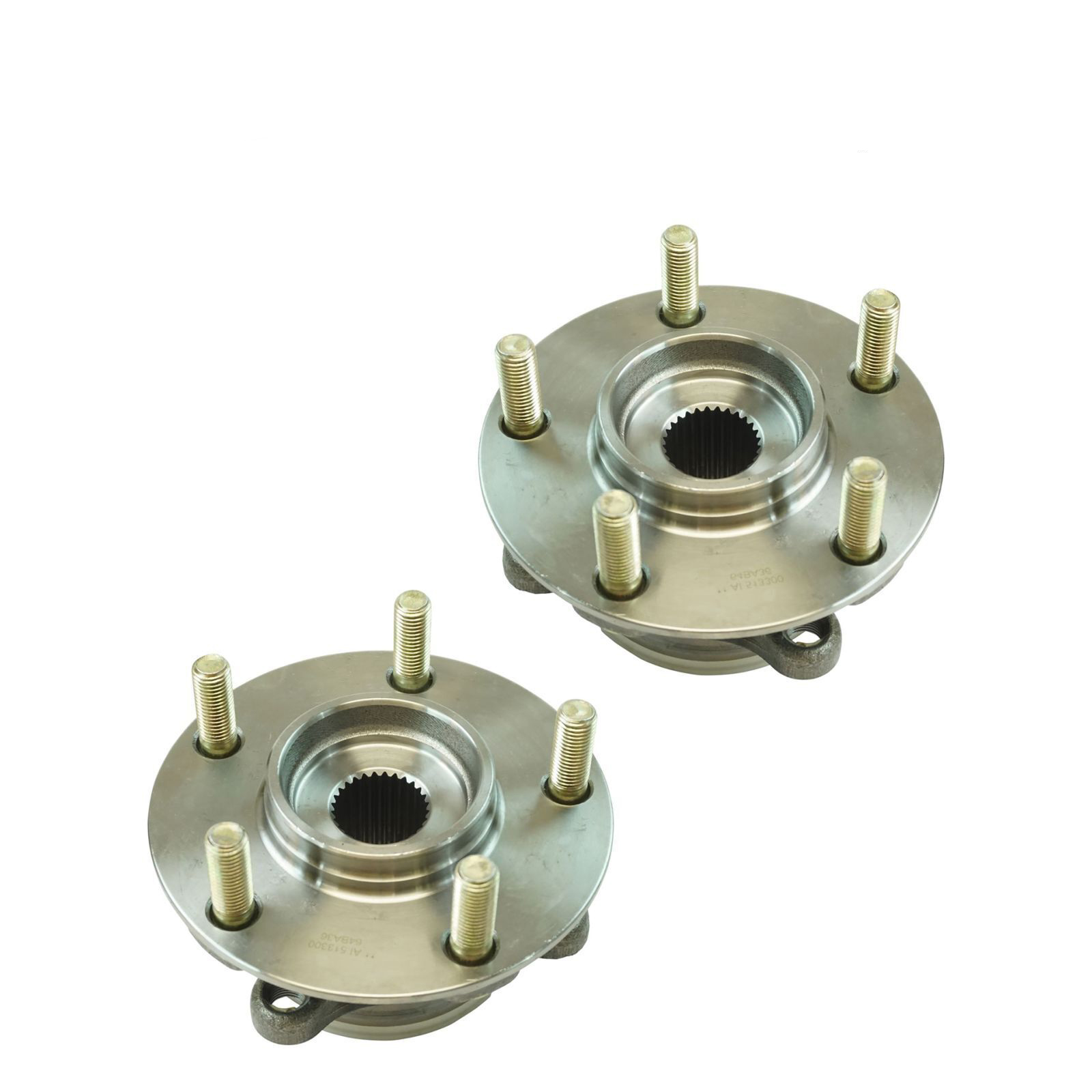 Front Wheel Bearing & Hub Assembly Left/Right Set Of 2 Pair For 08-15 Lancer AWD