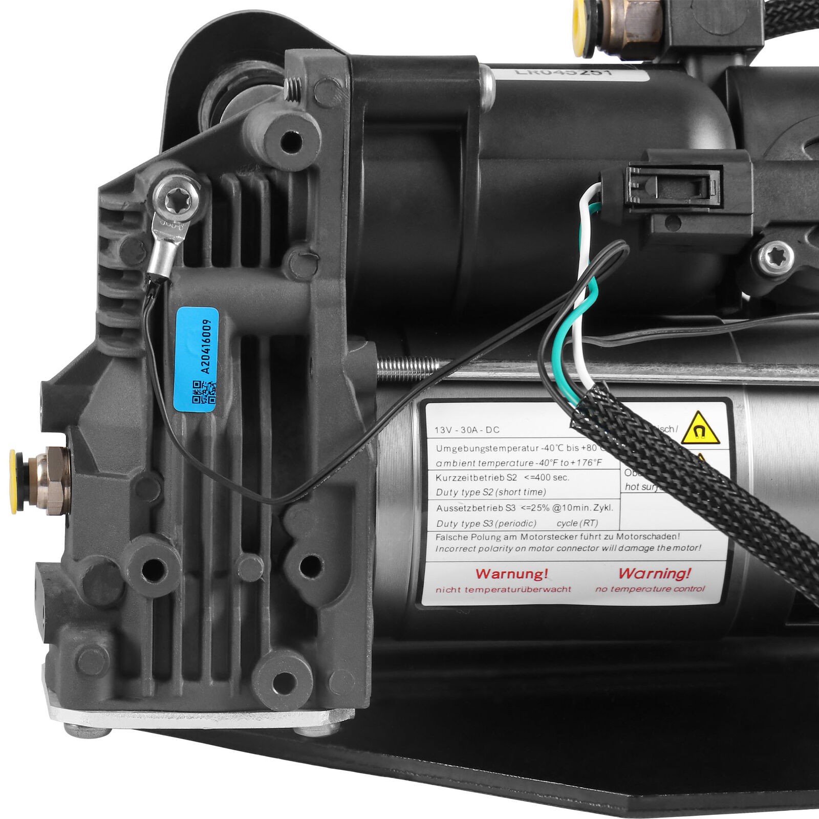 Air Suspension Compressor Pump For 05-09 LR3 10-13 LR4 06-13 Range Rover Sport