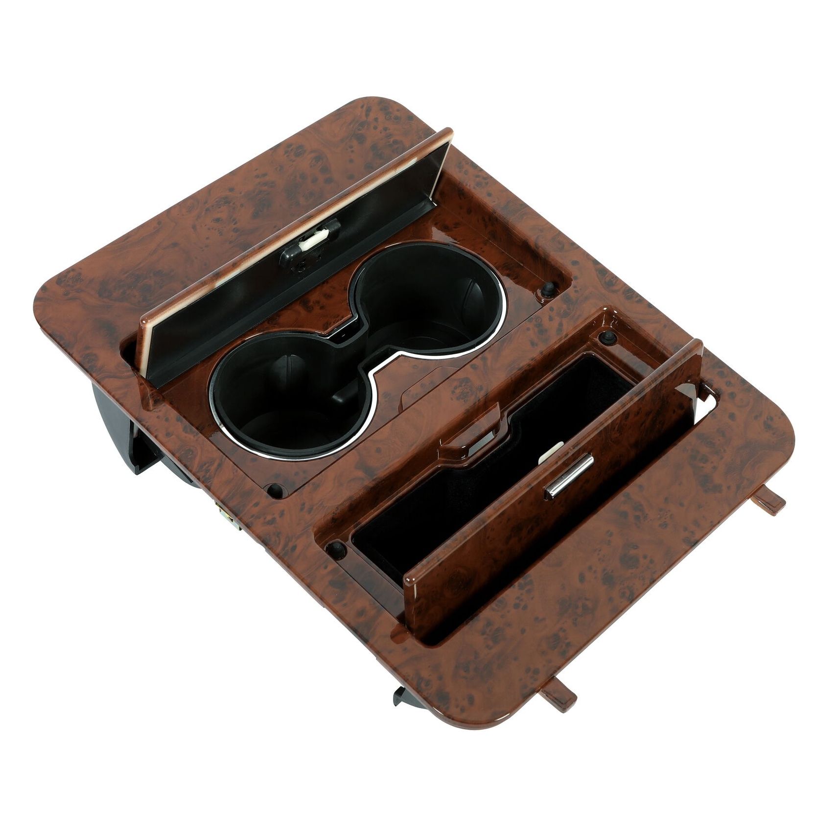 Woodgrain Center Console Cup Holder/Storage Full Size Trucks Suv's For 23164631