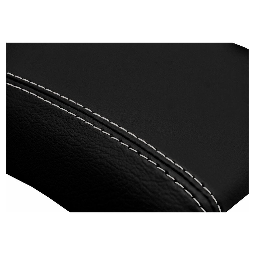 Console Lid Armrest Cover Leather For 2005-2015 Xterra Sport Utility Gray Stitch