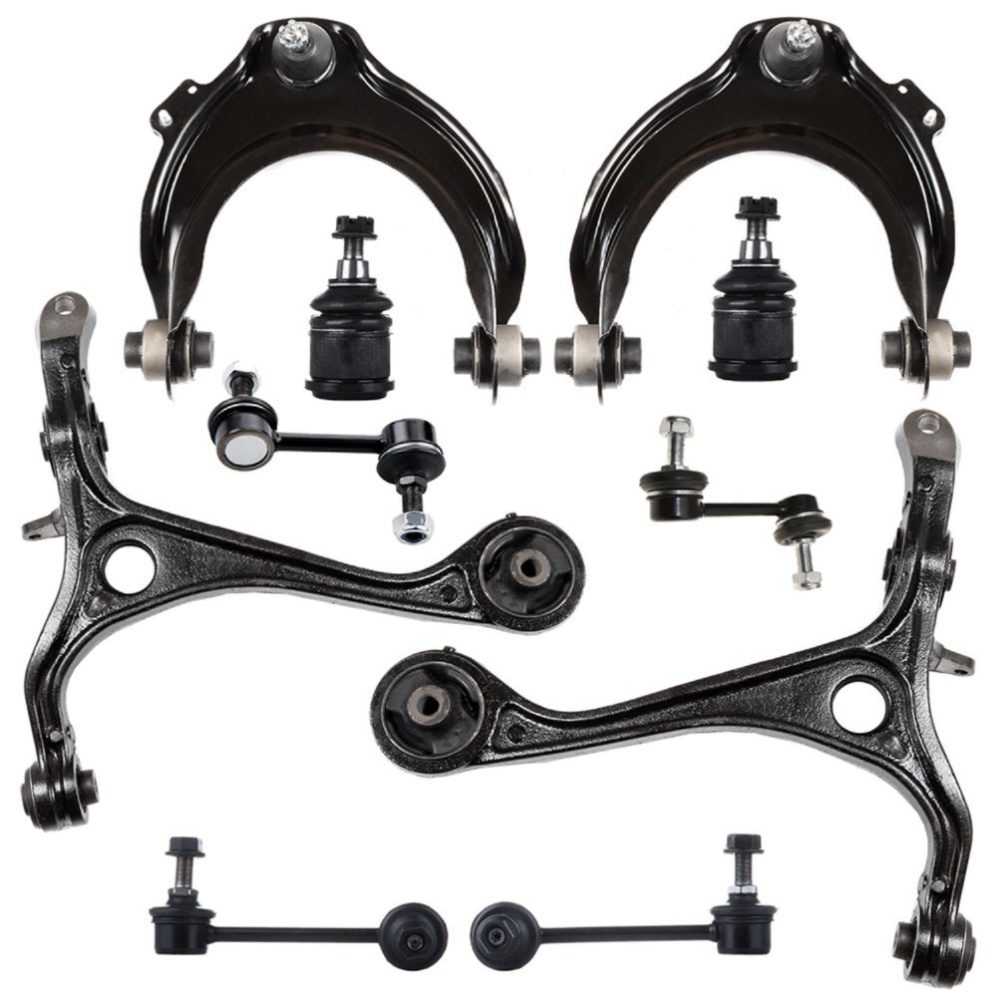 10Pieces Front Upper Lower Control Arms Suspension & Steering Part For Honda