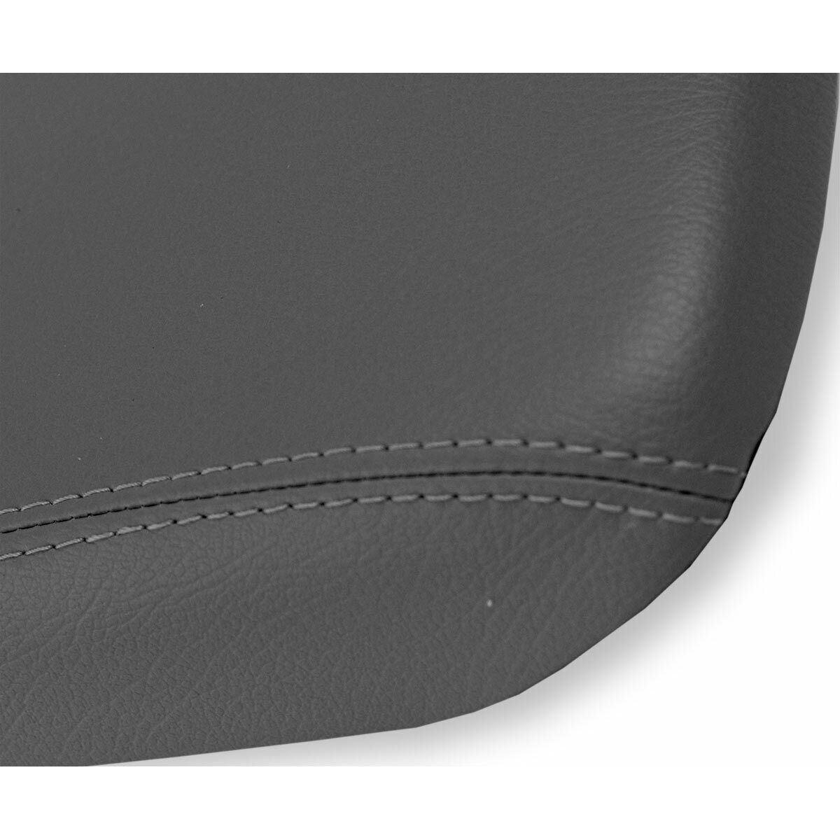 Console Lid Armrest Cover Leather For Volvo 2004-2007 S40 Sedan Gray