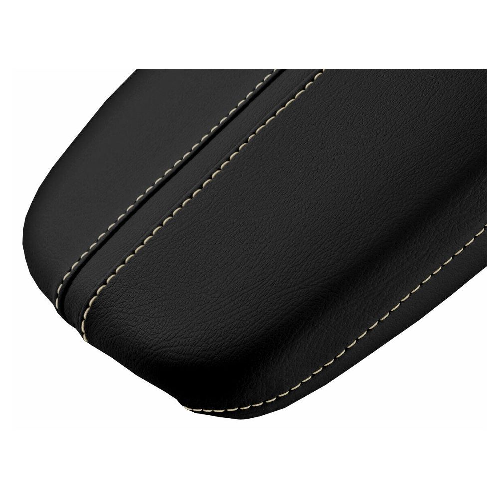 Console Lid Armrest Cover Leather For 2015-2020 Acura TLX Sedan Beige Stitch