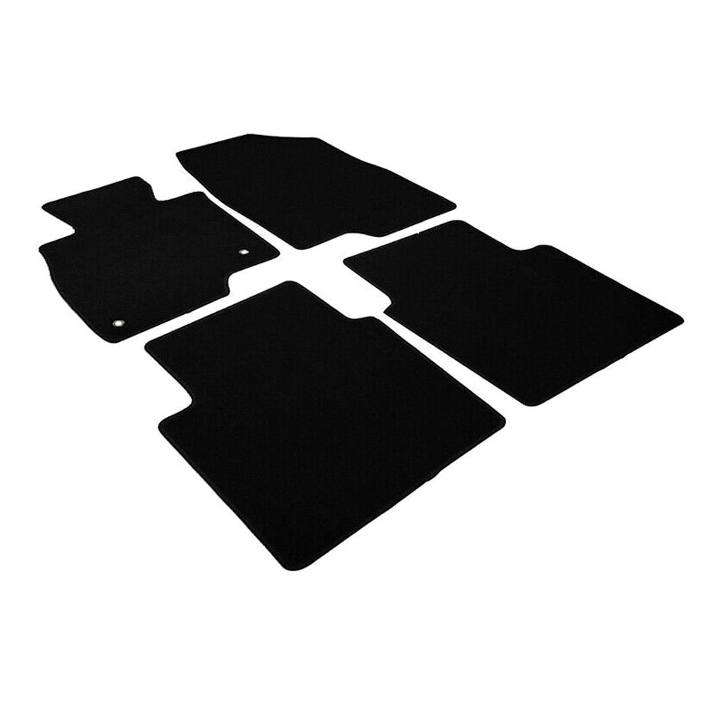 For 2018-2021 Mazda 6 Grand Touring Reserve Black Nylon Floor Mats Carpets 4pcS