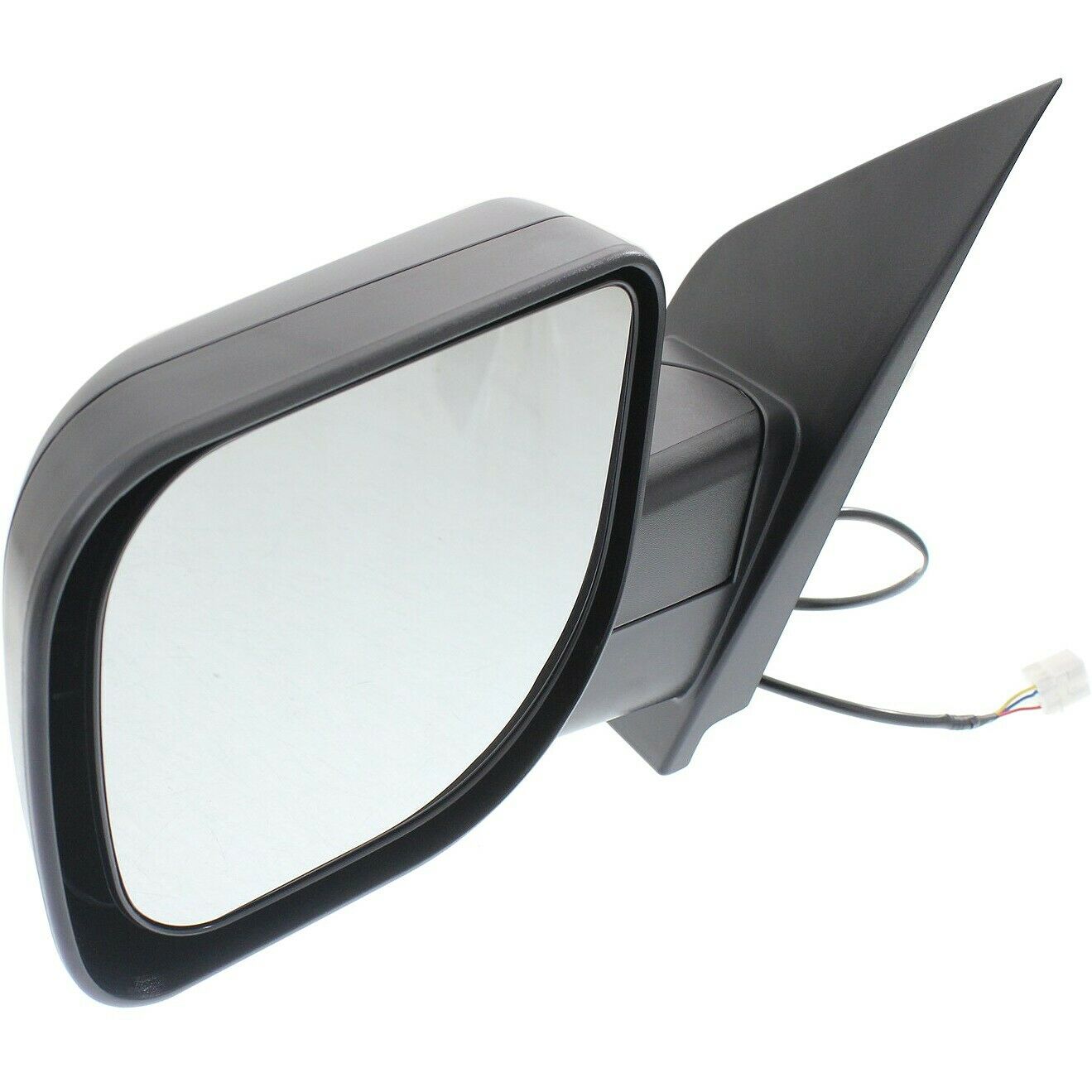Power Mirror For 2004-2015 Nissan Titan Left Textured Black Manual Folding