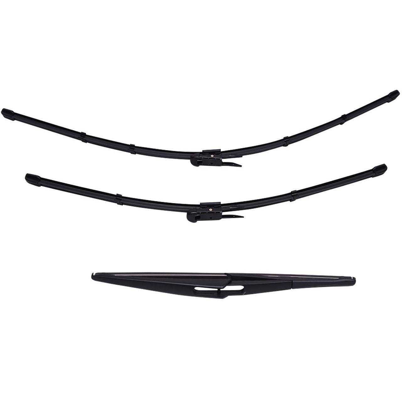 3PCS Front&Rear Windshield Window Wiper Blade For Benz GL-Class ML-Class R-Class