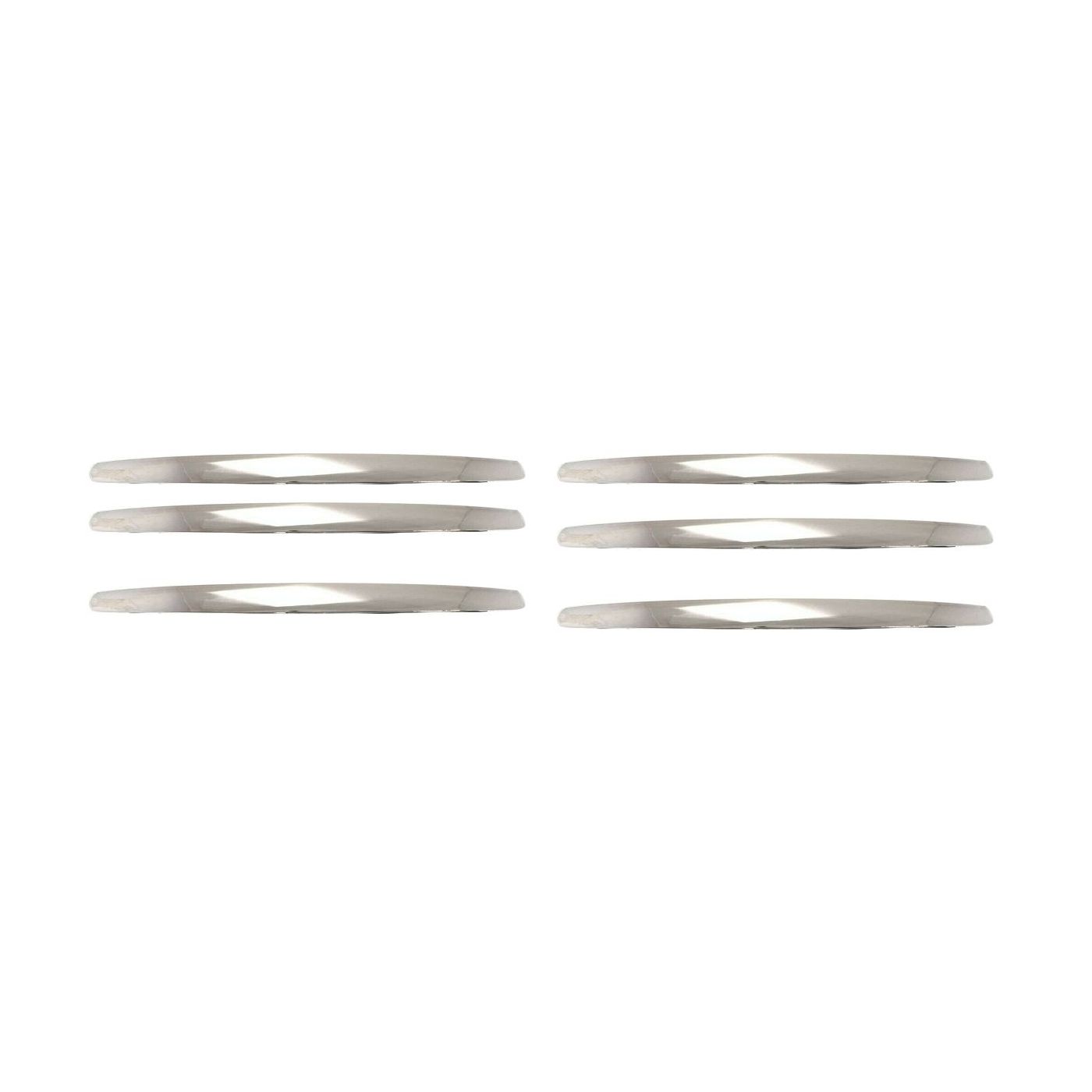6 Sets Of - Front Chrome Hood Moulding Trim Molding For Hyundai 2001-06 Elantra Sedan