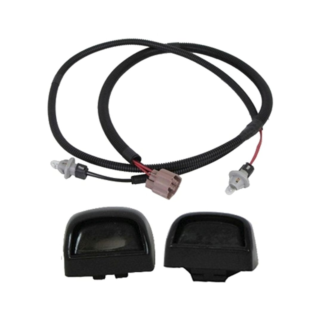 For 06 Suburban 1500 Sport Utility Rear Bumper License Plate Light Lens Harness
