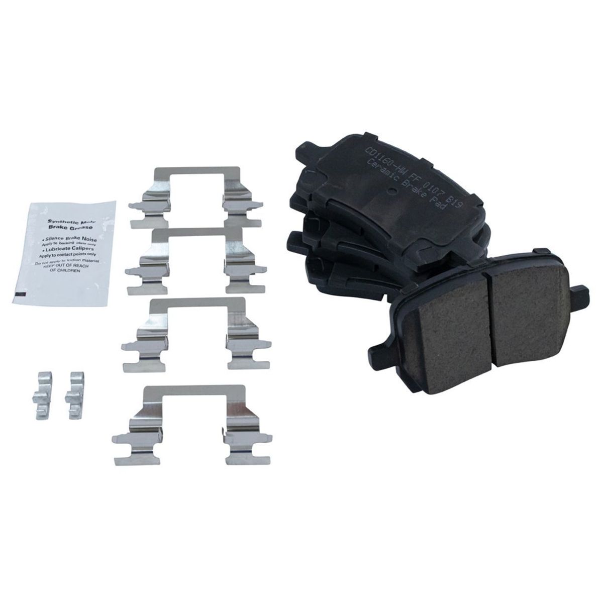 Front Ceramic Disc Brake Pads Rotors & Calipers Kit For Chevy Pontiac Saturn