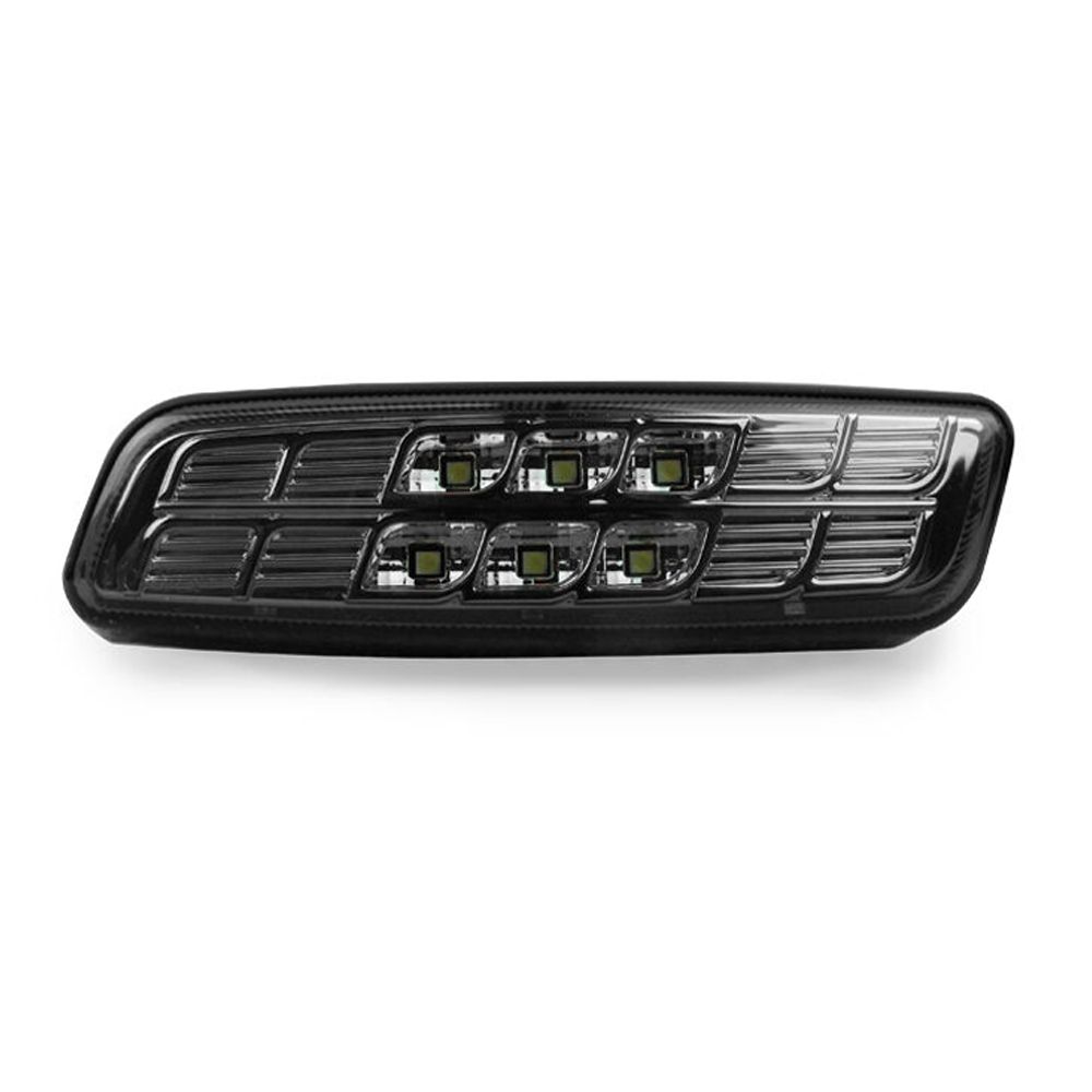 For 2001-2005 IS300 Crystal Smoke Front Amber+Rear Red Led Bumper Side Markers