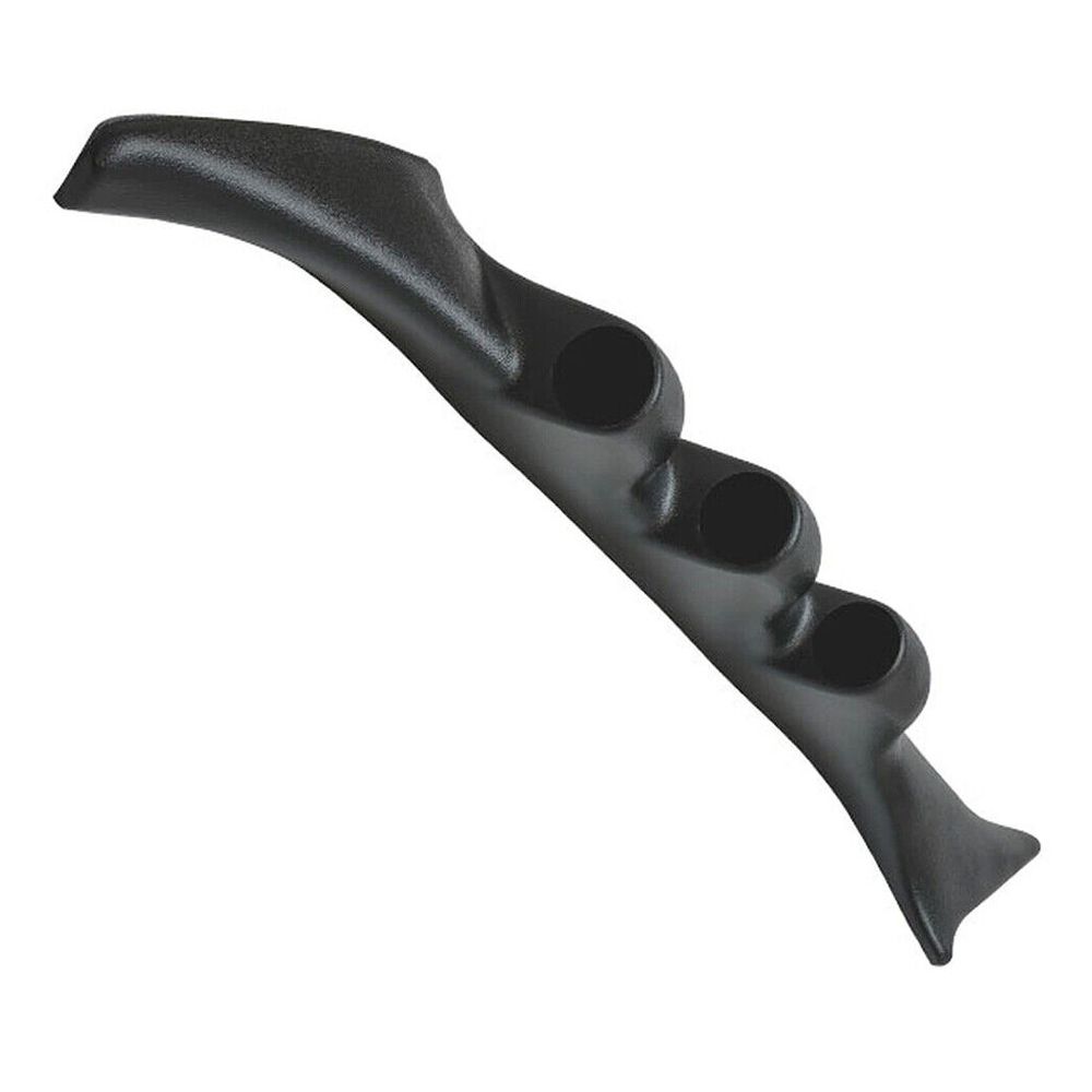 52mm Black Triple Pillar Gauge For E-Van E150 E250 E350 SuperDuty