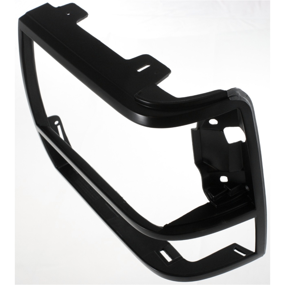 2 Sets Of - Head Light Headlight Door Headlamp Bezel Driver Left Side Black For Ford