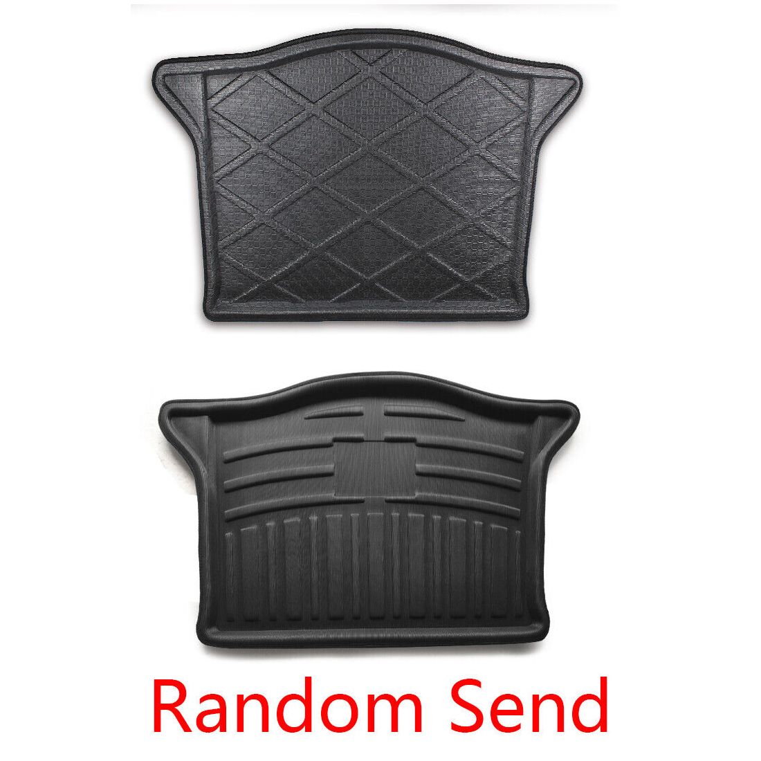 For 2008-2014 Honda Fit Sport Hatchback Black Floor Mat All Weather Trunk