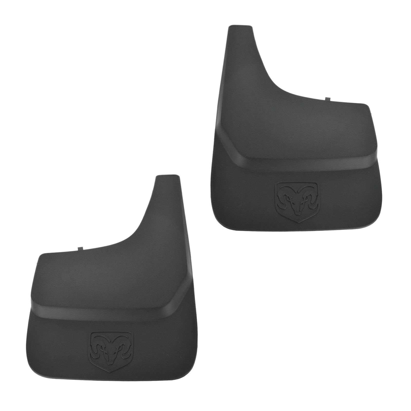 Flat Splash Guard Mud Flap LH Front Or Rear Set Of 2 For Dodge Ram