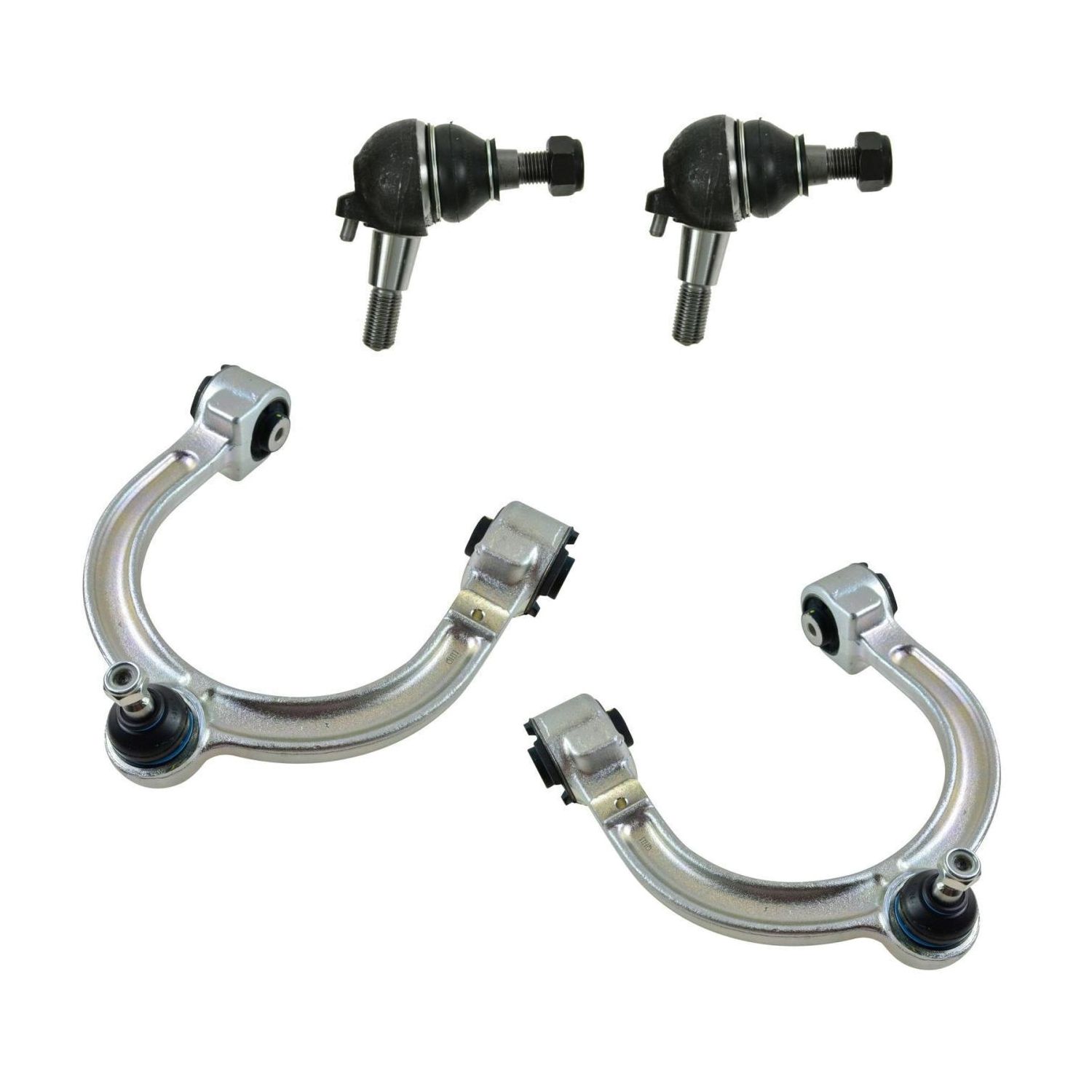 4-pc Suspension Kit Upper Control Arms & Lower Ball Joints For Mercedes-Benz