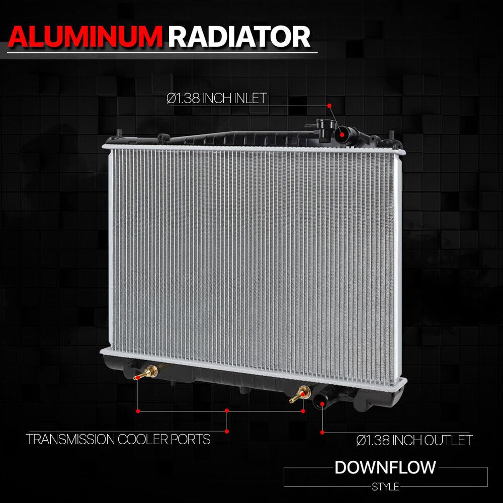For 98-04 Frontier A86536-5122ARMEO Aluminum Factory Replacement Radiator 2215
