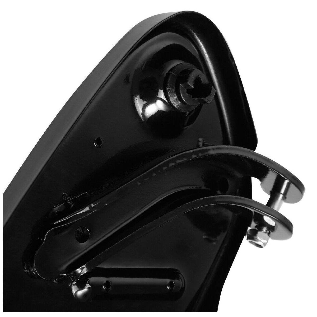 For 05-07 Harley-Davidson Softail Springer Black Driver Footboard Floorboard