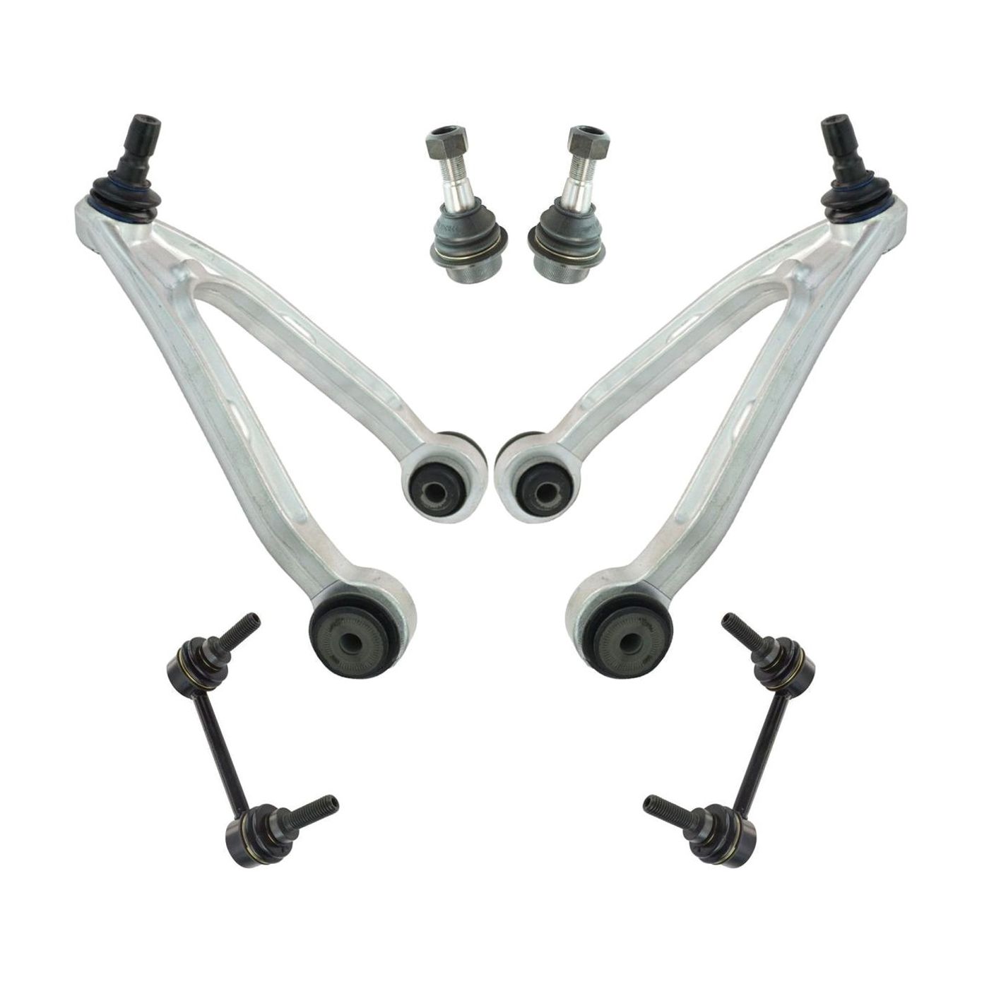 Front Control Arm Ball Joint Stabilizer Sway Bar Suspension Kit 6pc
