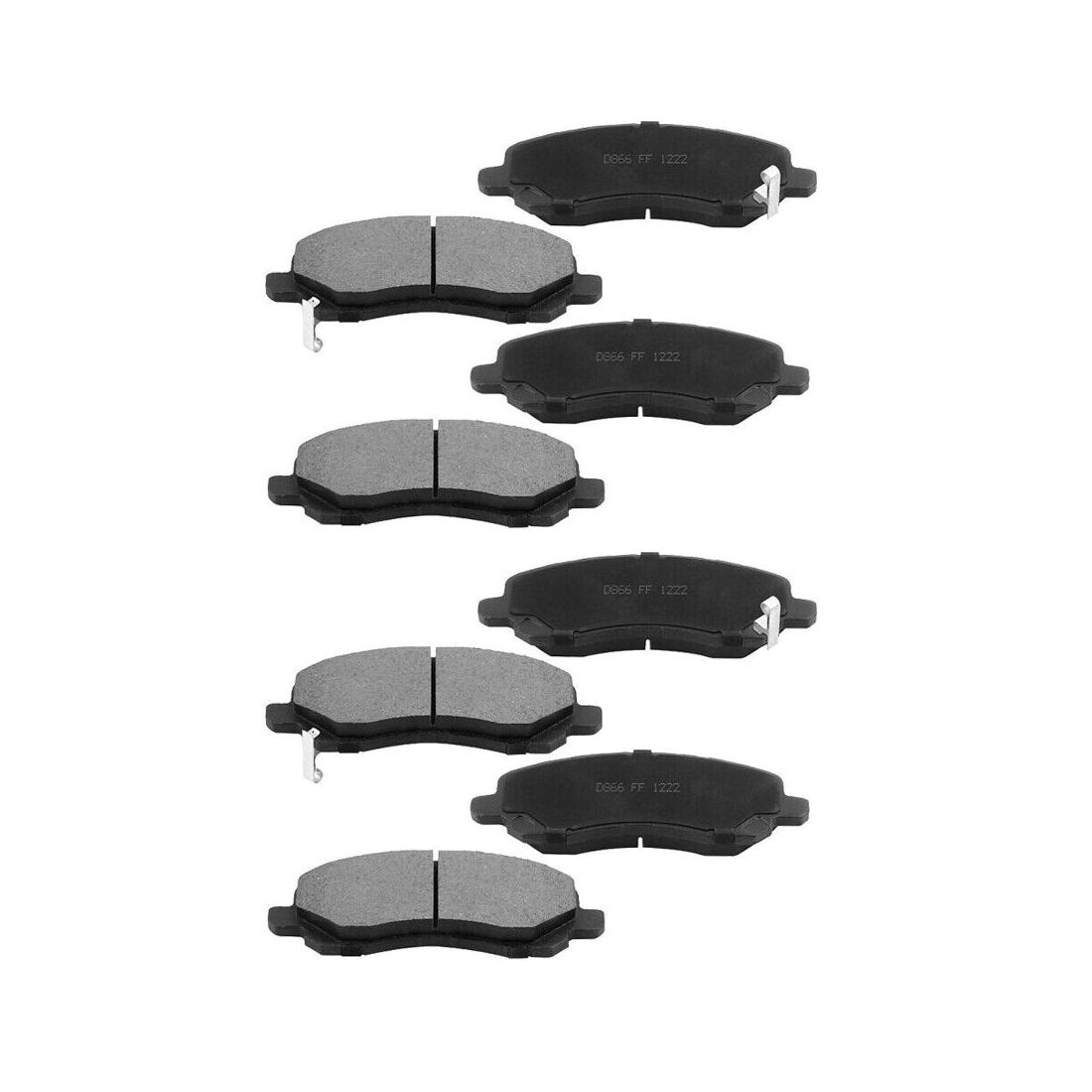 2 Sets Of - Front Brake Pads For Dodge Avenger Caliber Chrysler 200 Sebring Jeep