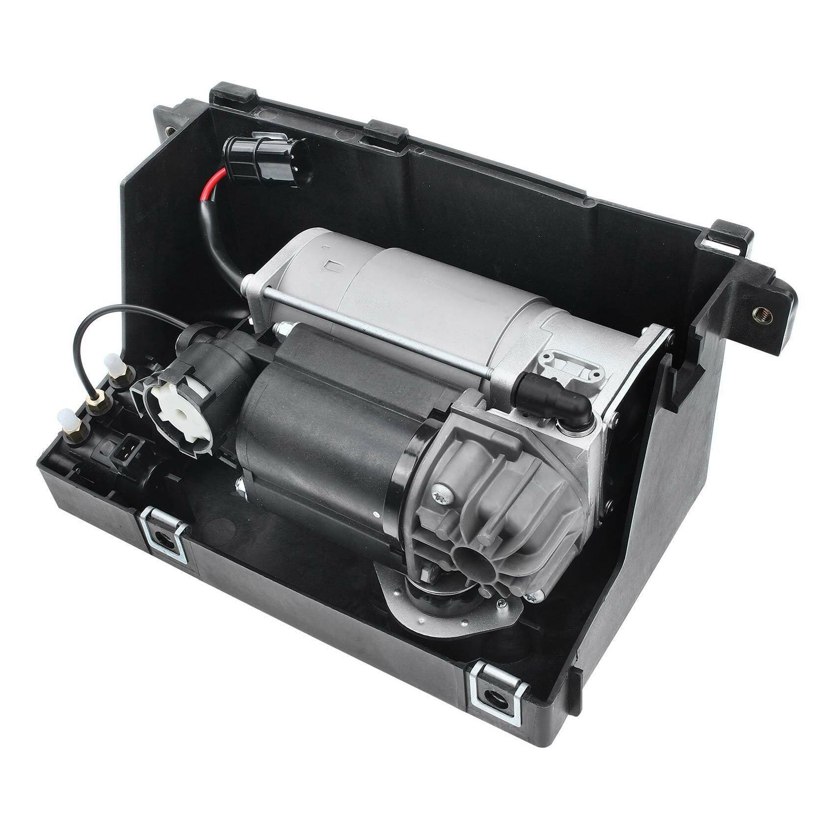Air Suspension Compressor With Bracket & Solenoid For Land Rover Discovery 98-04