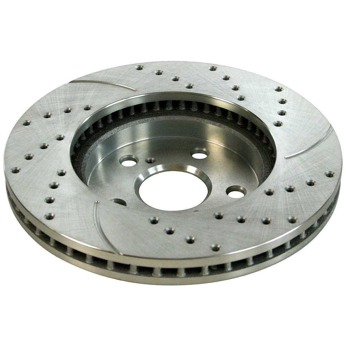 For 2004-2010 Sienna Mini Cargo Van Front Brake Calipers Pads Drilled Rotors